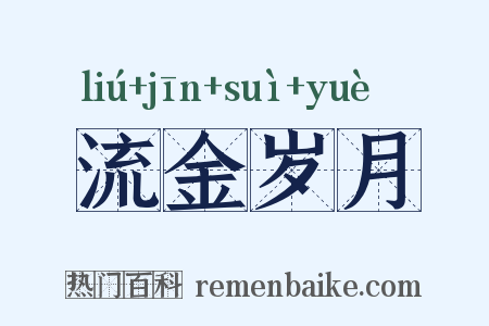 流金岁月是什么意思的图片